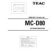 TEAC MC-D80 Manual de Servicio