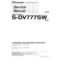 PIONEER S-DV777SW/XCN5 Manual de Servicio