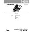 SONY ITM500 Manual de Servicio
