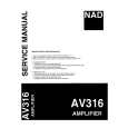 NAD AV316 Manual de Servicio