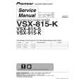 PIONEER VSX-815-K/KUXJ/CA Manual de Servicio