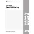 PIONEER DV-575K-S/RLXJ Manual de Usuario