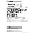PIONEER SFCRW240BK.. Manual de Servicio