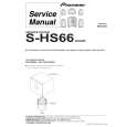 PIONEER S-HS66/XCN/E Manual de Servicio