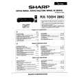 SHARP RX-100H(BK) Manual de Servicio