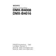 SONY DMX-B4008 Manual de Usuario