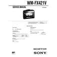 SONY WMFX421V Manual de Servicio