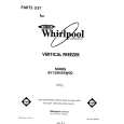 WHIRLPOOL EV150NXSW00 Catálogo de piezas
