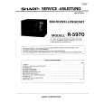SHARP R-5970 Manual de Servicio
