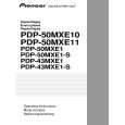 PIONEER PDP-50MXE11/YVXK5 Manual de Usuario