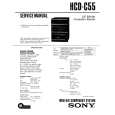 SONY HCD-C55 Manual de Servicio
