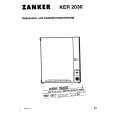 ZANKER KER2030 Manual de Usuario