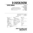 SONY D-242SK Manual de Servicio