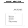 SHARP MX-RPX1 Catálogo de piezas