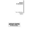 ARTHUR MARTIN ELECTROLUX FE2514W1 Manual de Usuario