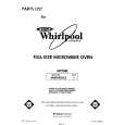 WHIRLPOOL MW8900XS1 Catálogo de piezas