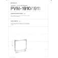 SONY PVM1910 Manual de Usuario