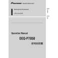 PIONEER DEQ-P7050/ES9 Manual de Usuario