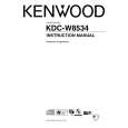 KENWOOD KDC-W8534 Manual de Usuario