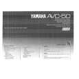 YAMAHA AVC-50 Manual de Usuario