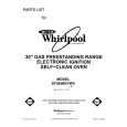 WHIRLPOOL SF365BEYW0 Catálogo de piezas