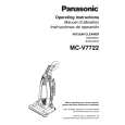 PANASONIC MCV7722 Manual de Usuario