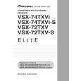 PIONEER VSX-72TXVI Manual de Usuario