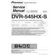 PIONEER DVR-545HX-S/WVXK5 Manual de Servicio