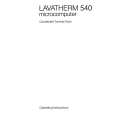 AEG Lavatherm 540 w Manual de Usuario