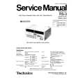 PANASONIC RS3 Manual de Servicio