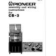 PIONEER CB-3 Manual de Usuario