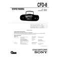 SONY CFD-8 Manual de Servicio