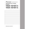 PIONEER VSX-1016V-S/SFXJ Manual de Usuario