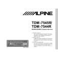 ALPINE TDM7545R Manual de Usuario