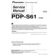PIONEER PDP-S61/XTW/E5 Manual de Servicio