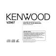 KENWOOD VZ907 Manual de Usuario