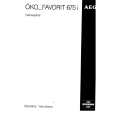AEG FAV675I-D Manual de Usuario