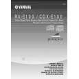 YAMAHA RX-E100RDS Manual de Usuario