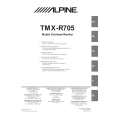 ALPINE TMX-R705 Manual de Usuario