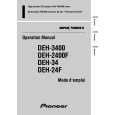 PIONEER DEH-2400F/XIN/UC Manual de Usuario
