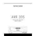 HARMAN KARDON AVR335 Manual de Usuario