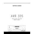 HARMAN KARDON AVR335 Manual de Usuario HARMAN KARDON AVR335 Manual de Usuario