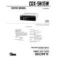 SONY CDX5N15W Manual de Servicio