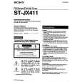 SONY STJX411 Manual de Usuario