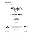 WHIRLPOOL LA5460XPW0 Catálogo de piezas