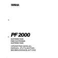YAMAHA PF2000 Manual de Usuario