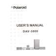 POLAROID DAV-3800 Manual de Usuario