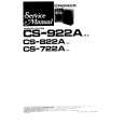PIONEER CS-722A Manual de Servicio