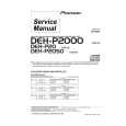 PIONEER DEH-P2000/XM/UC Manual de Servicio