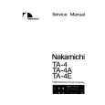 NAKAMICHI TA-4E Manual de Servicio